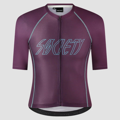 Womens Omni HyperMesh Jersey (Mauve/Blue)