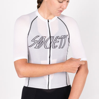 Womens Omni HyperMesh Jersey (White/Black)