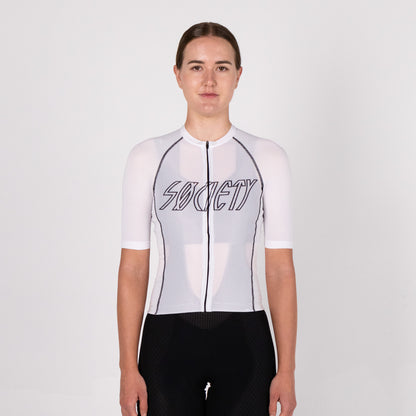 Womens Omni HyperMesh Jersey (White/Black)