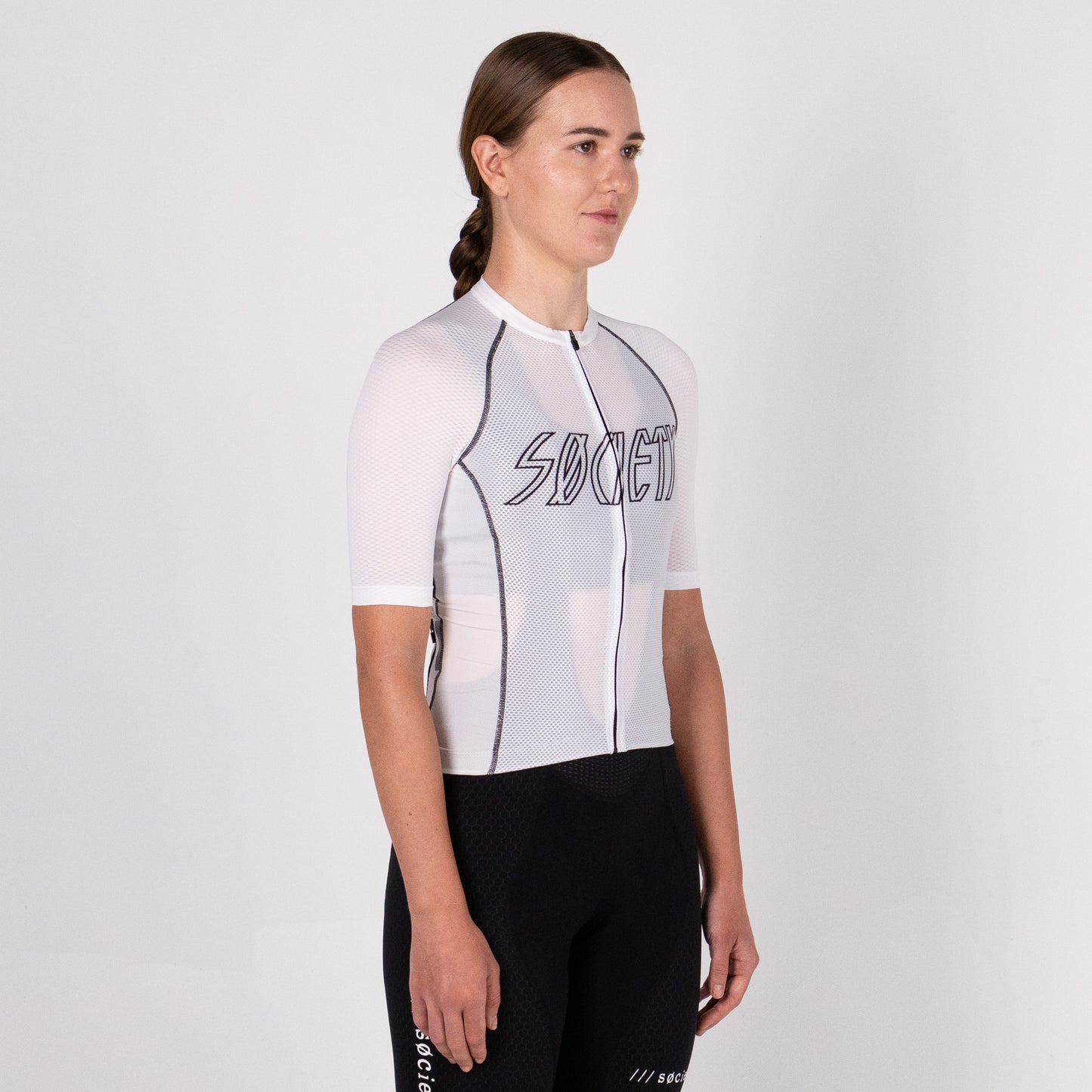 Womens Omni HyperMesh Jersey (White/Black)