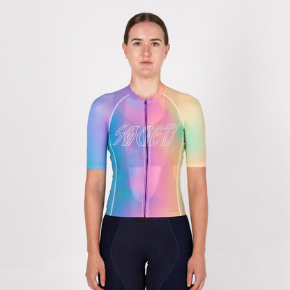 Womens Omni HyperMesh Jersey (Multi/White)