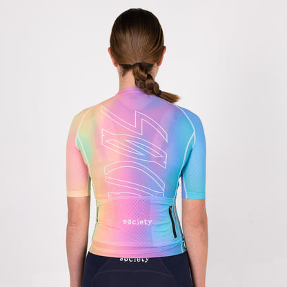 Womens Omni HyperMesh Jersey (Multi/White)