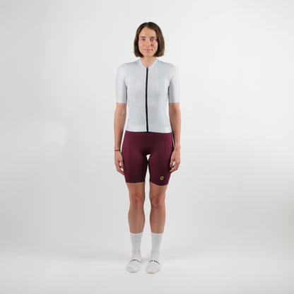 Womens Elevate++ Short Sleeve Jersey (Bone)