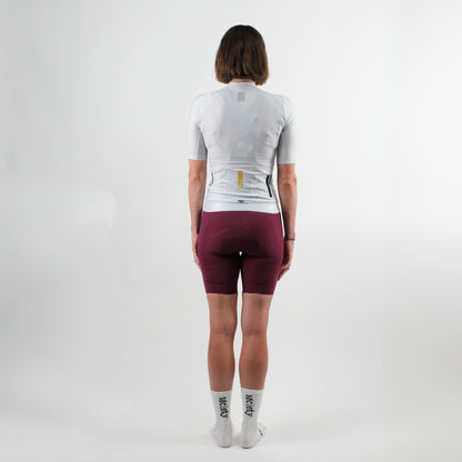 Womens Elevate++ Short Sleeve Jersey (Bone)