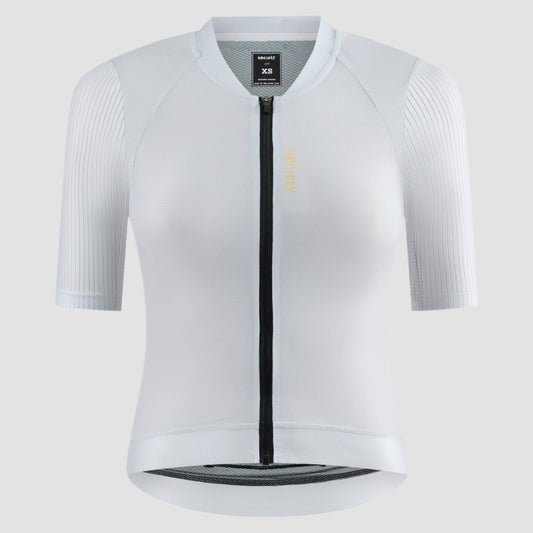 Womens Elevate++ Short Sleeve Jersey (Bone)