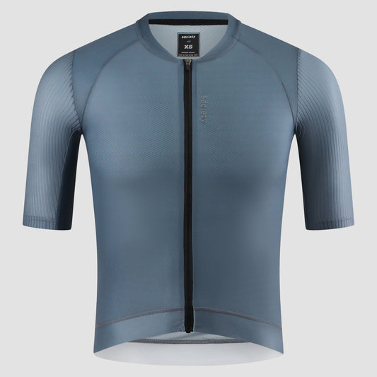 Mens Elevate++ Short Sleeve Jersey (Cinder Blue)