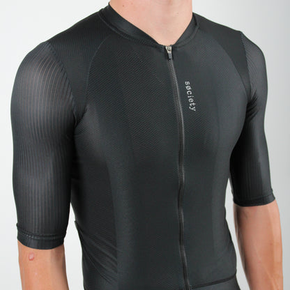 Mens Elevate++ Short Sleeve Jersey (Black)