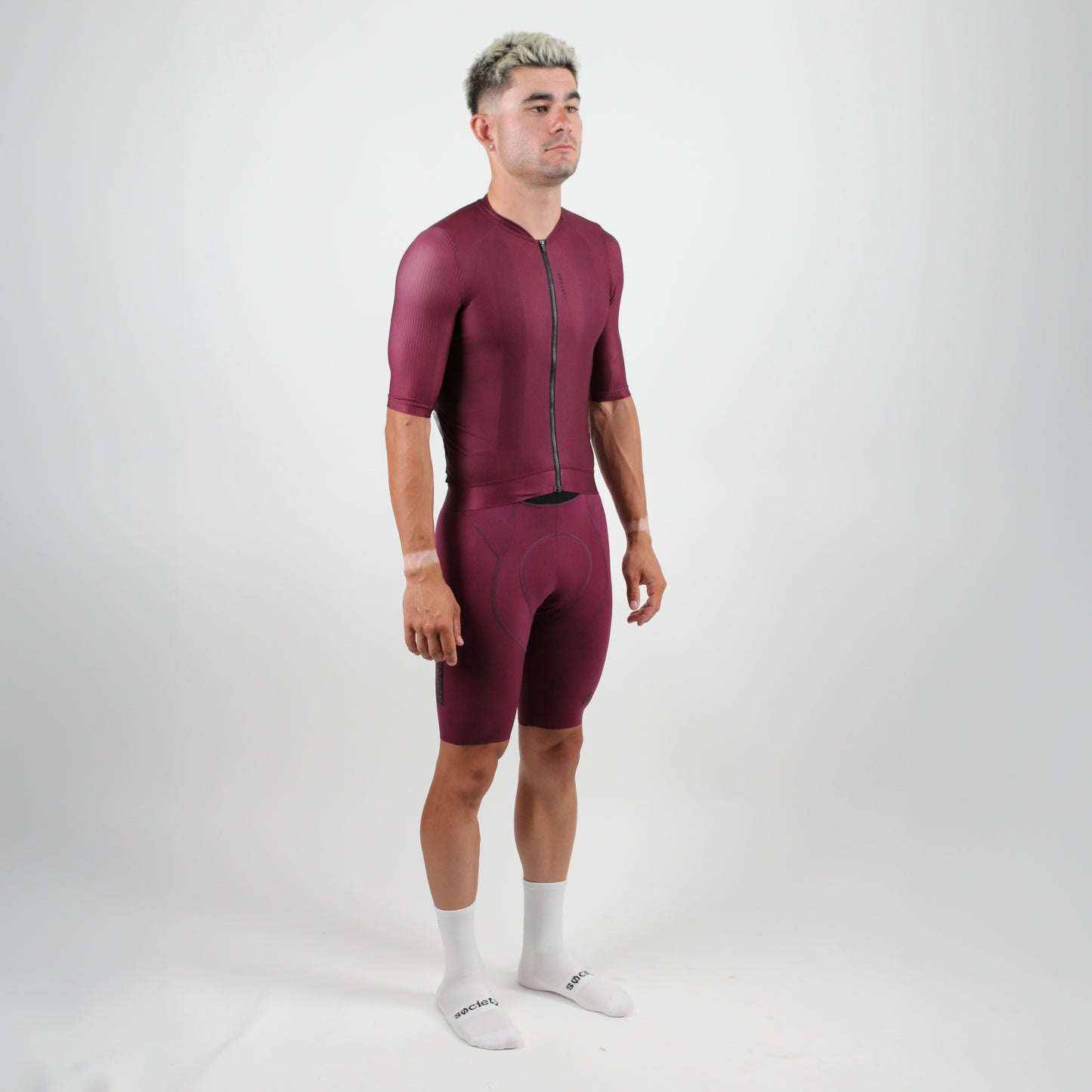 Mens Elevate++ Bib Shorts (Port Wine)