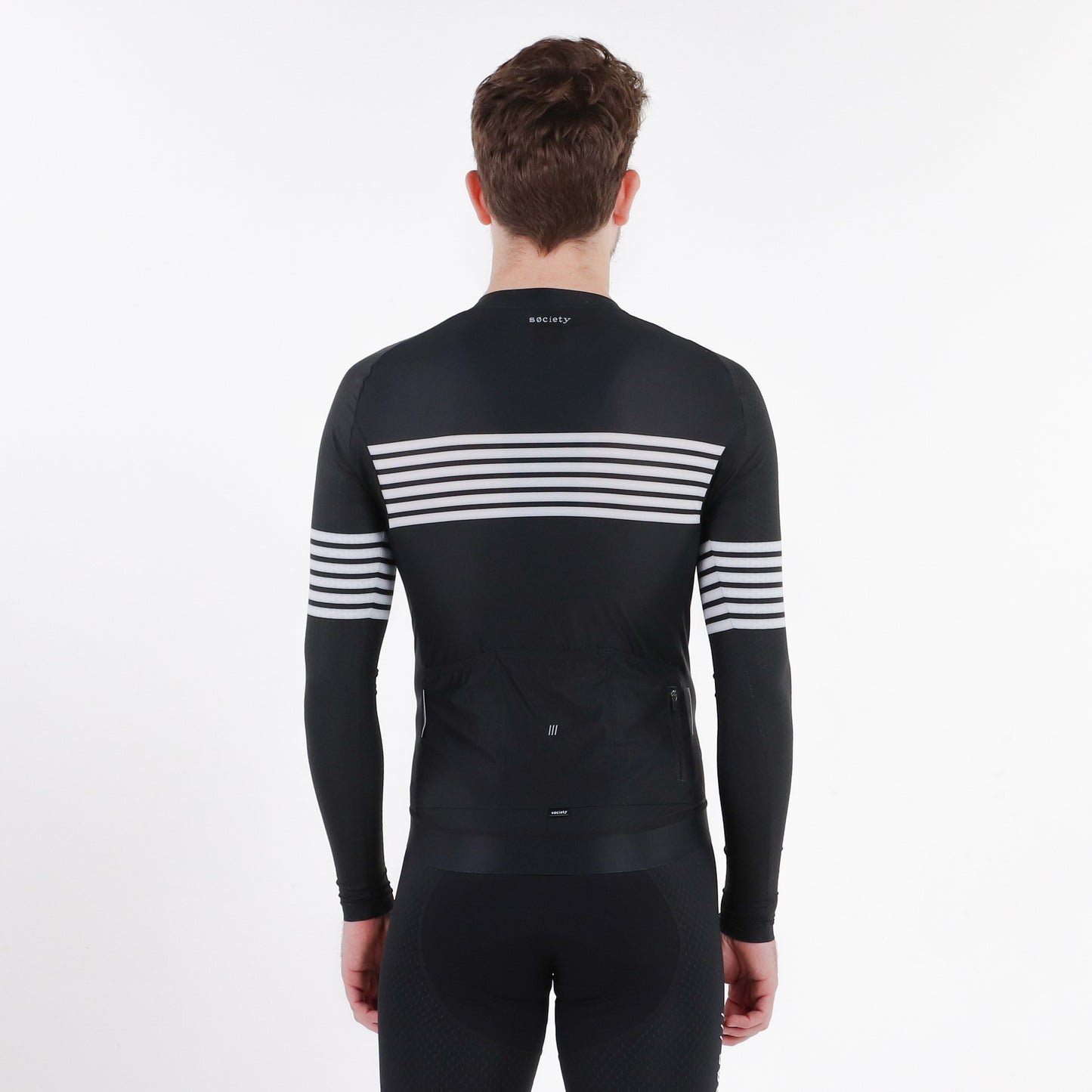 Mens /// Elevate Long Sleeve Jersey (Black/White)