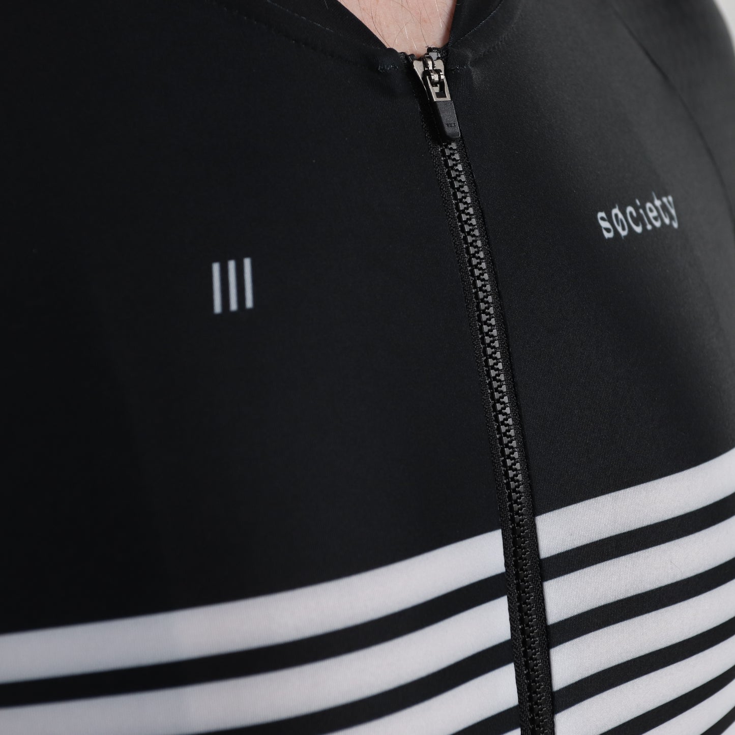 Mens /// Elevate Long Sleeve Jersey (Black/White)