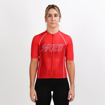 Womens Omni HyperMesh Jersey (Red/White)