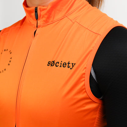 Womens Club Vest (Orange)