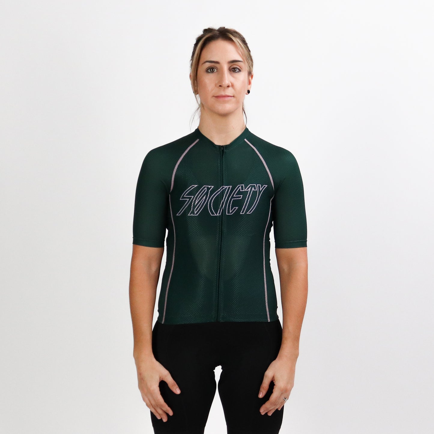 Womens Omni HyperMesh Jersey (Green/Pink)