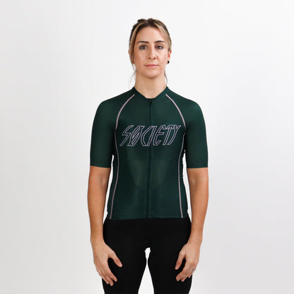 Womens Omni HyperMesh Jersey (Green/Pink)