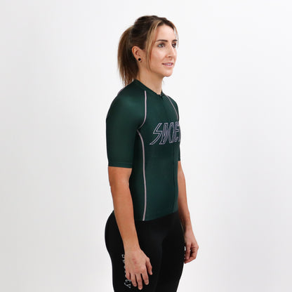 Womens Omni HyperMesh Jersey (Green/Pink)