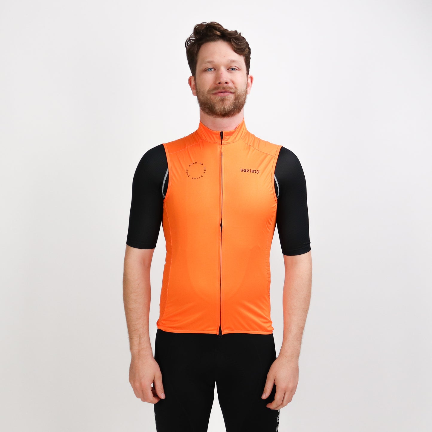 Mens Club Vest (Orange)