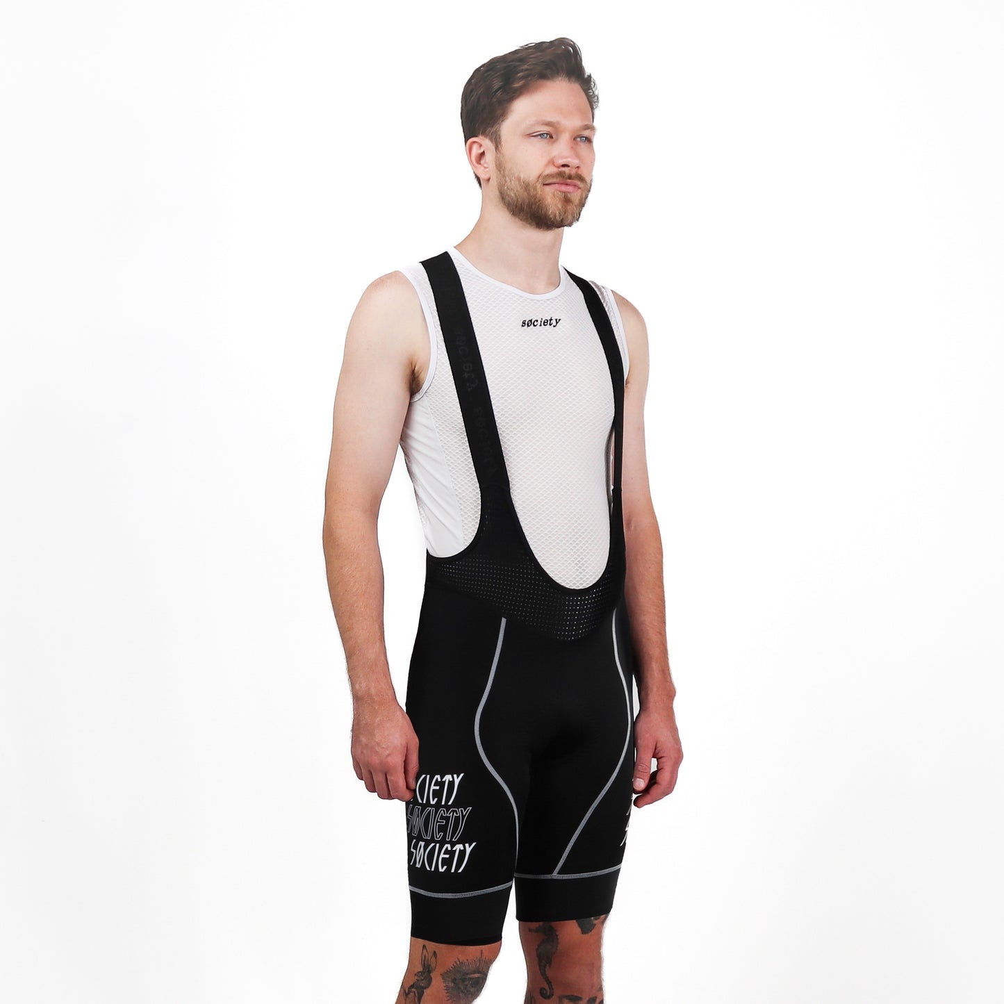 Mens Omni HyperStack Bib Shorts (Black)