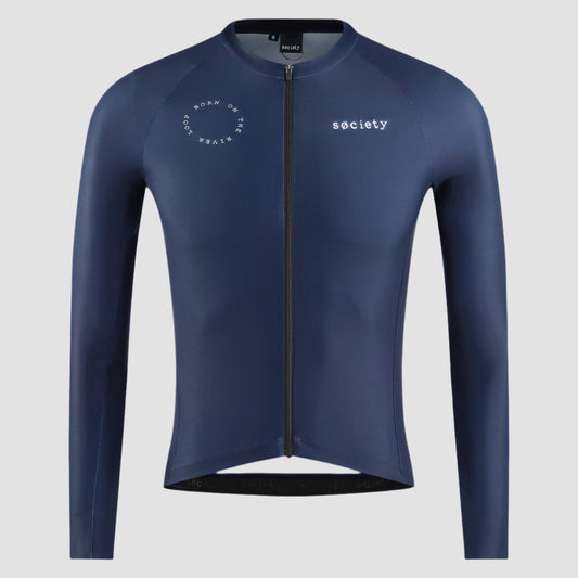 Mens Prevail Long Sleeve Jersey (Navy)