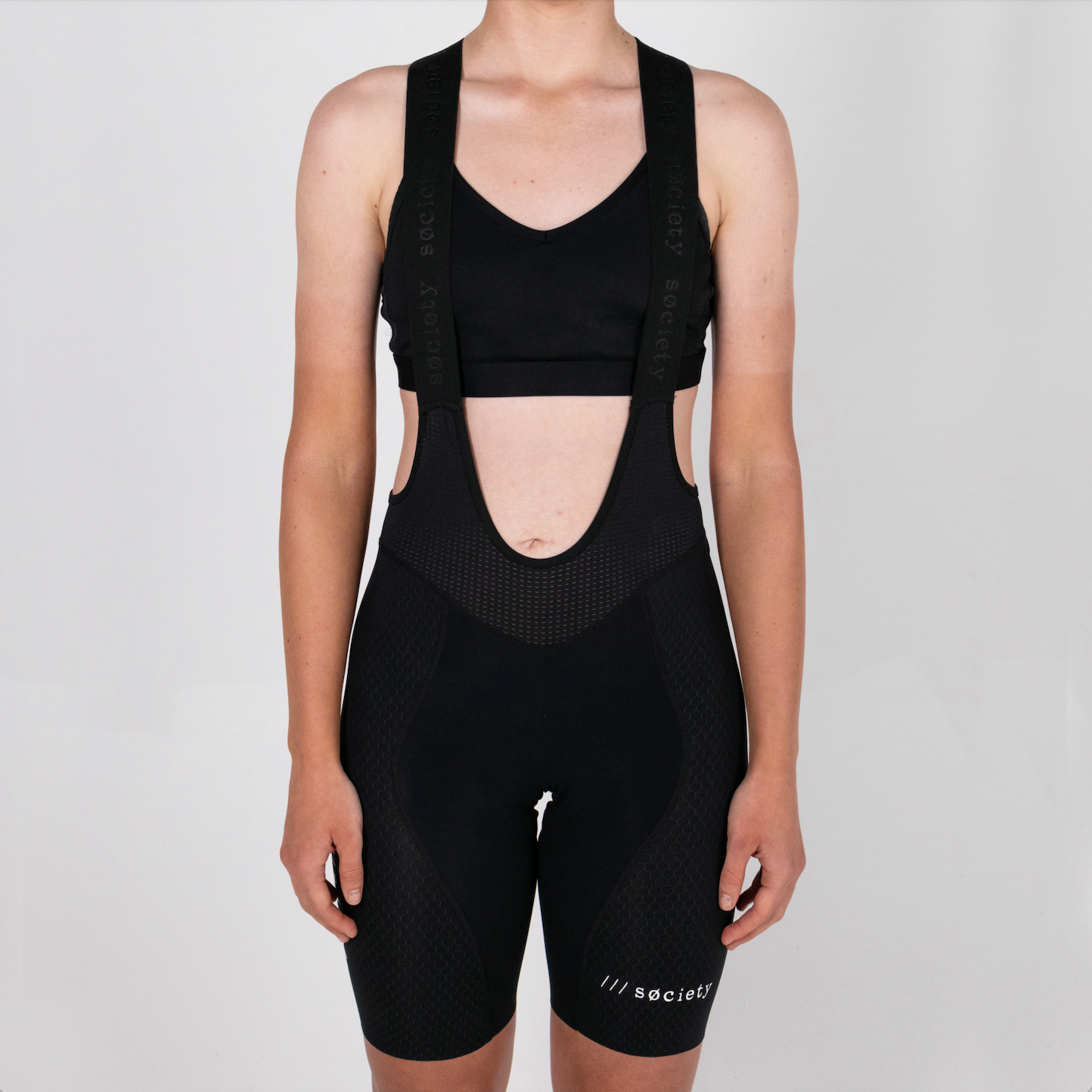 Womens /// Elevate Bib Shorts (Hex Black)