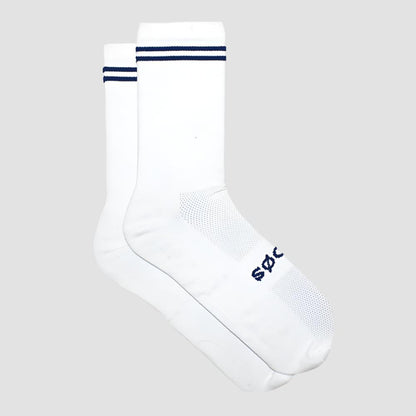 Classic Stripe Socks (White/Navy)