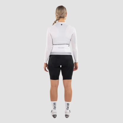 Womens Prevail Long Sleeve Jersey (White)