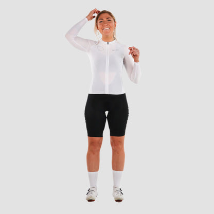 Womens Prevail Long Sleeve Jersey (White)