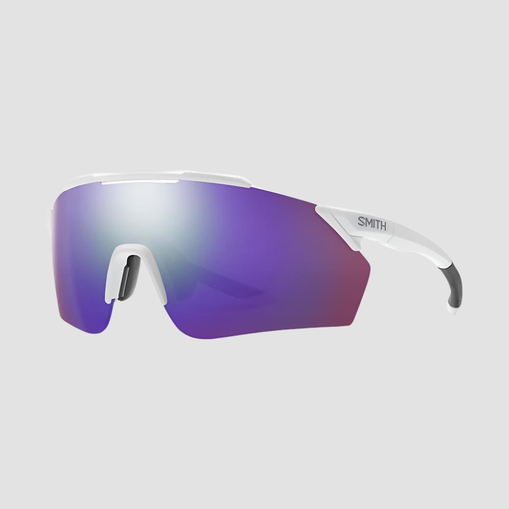 Smith RUCKUS Sunglasses (White/ChromaPop Violet Mirror)