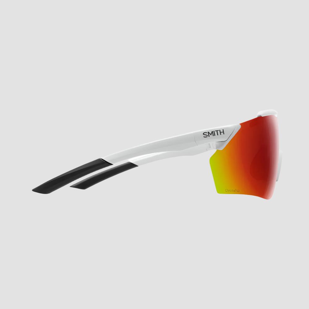 Smith RUCKUS Sunglasses (Matte White/ChromaPop Red Mirror)