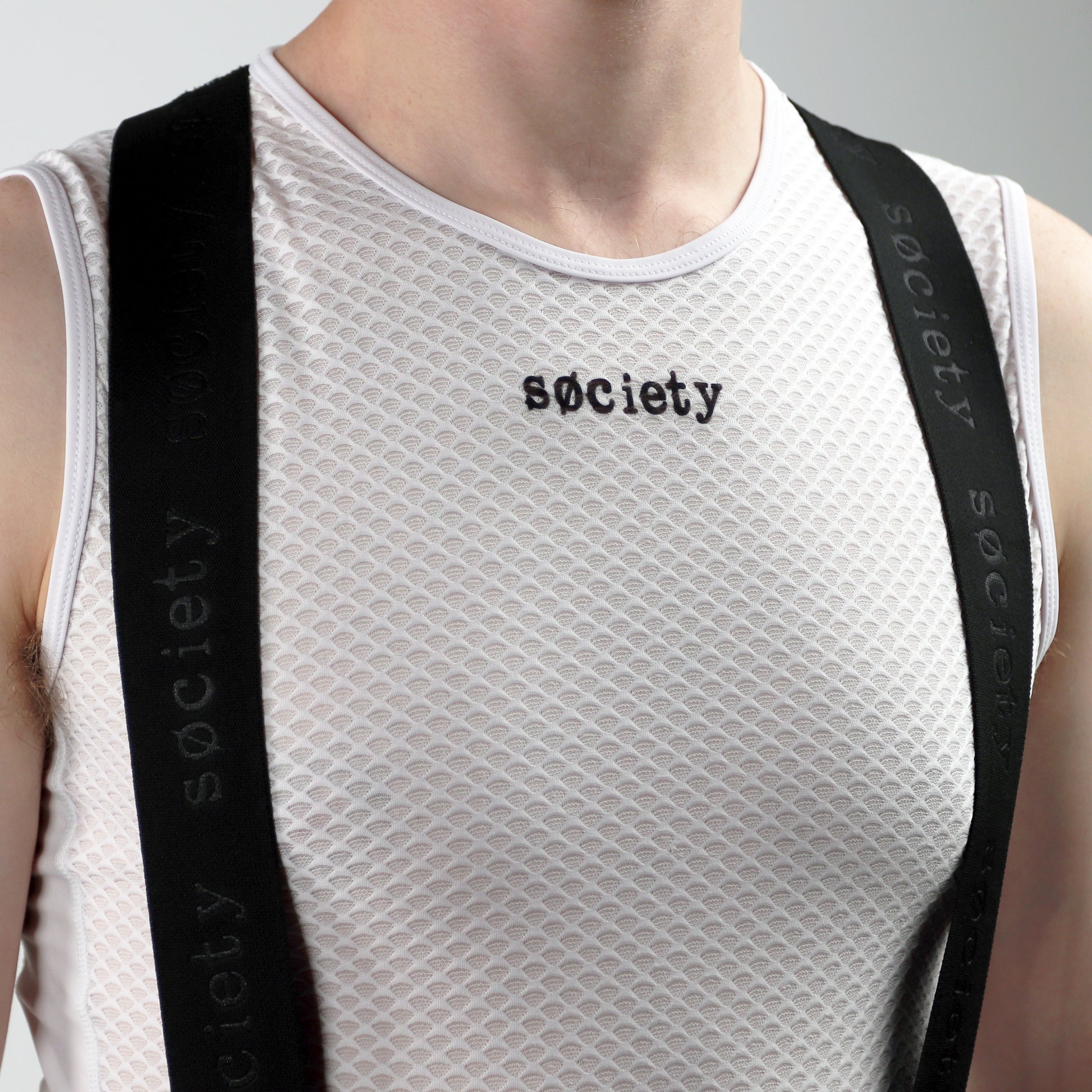 Society Cycling Classic Base Layer White