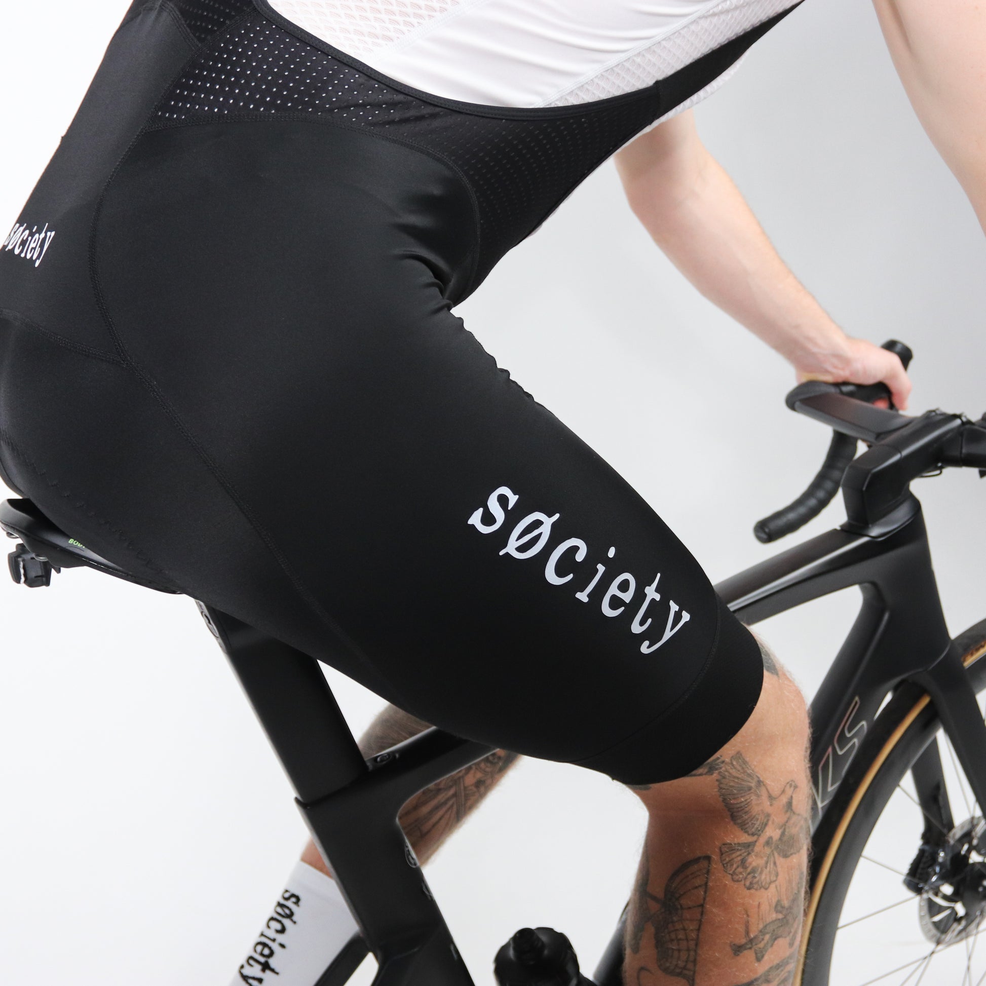 Society Cycling Omni Bib Shorts Black