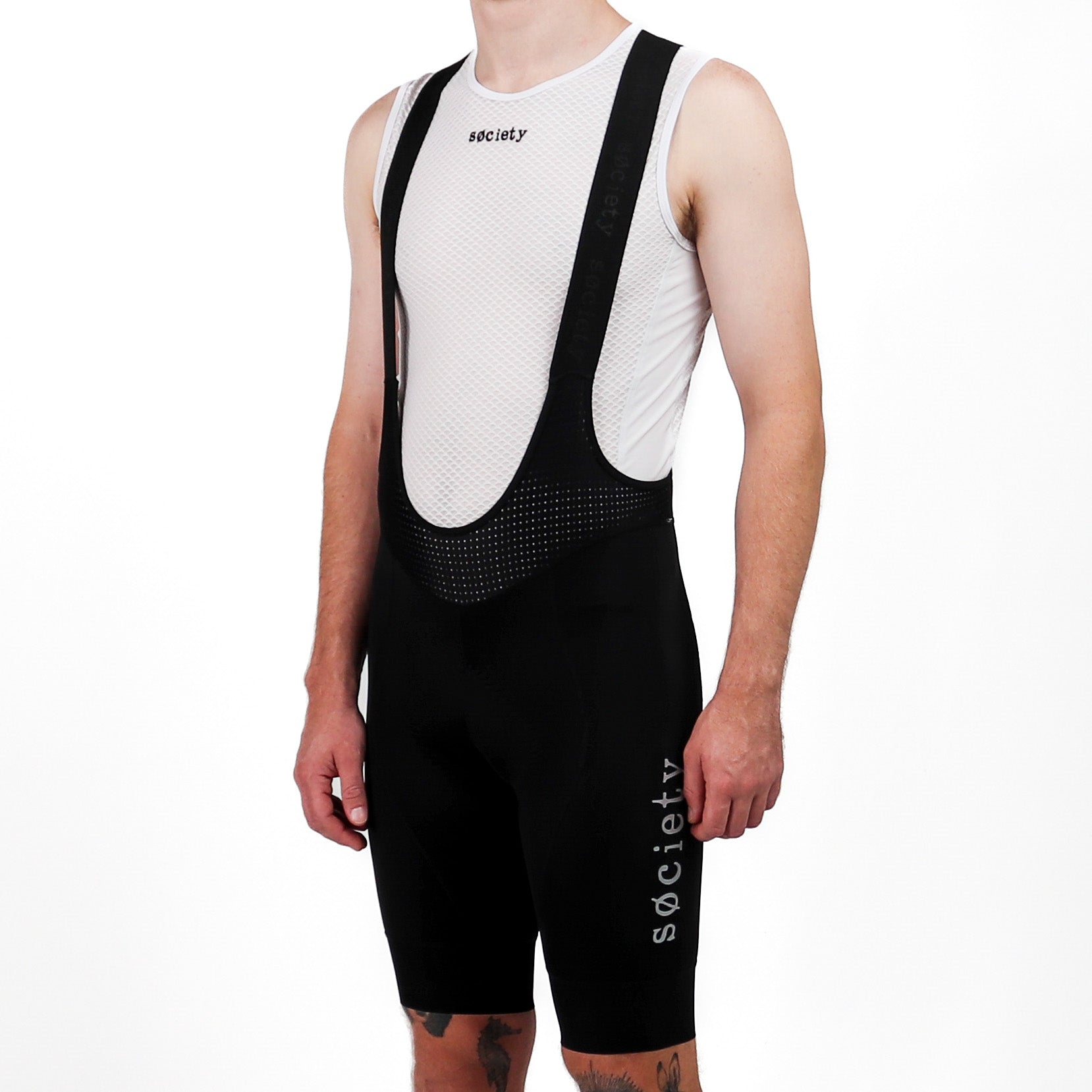 Society Cycling Omni Bib Shorts Black