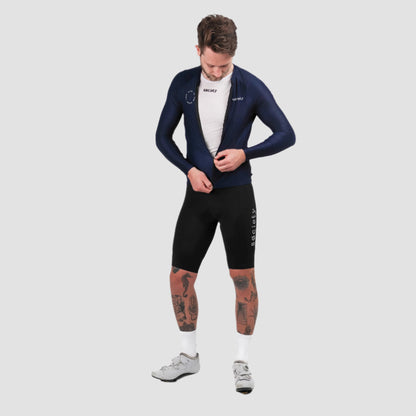 Mens Prevail Long Sleeve Jersey (Navy)