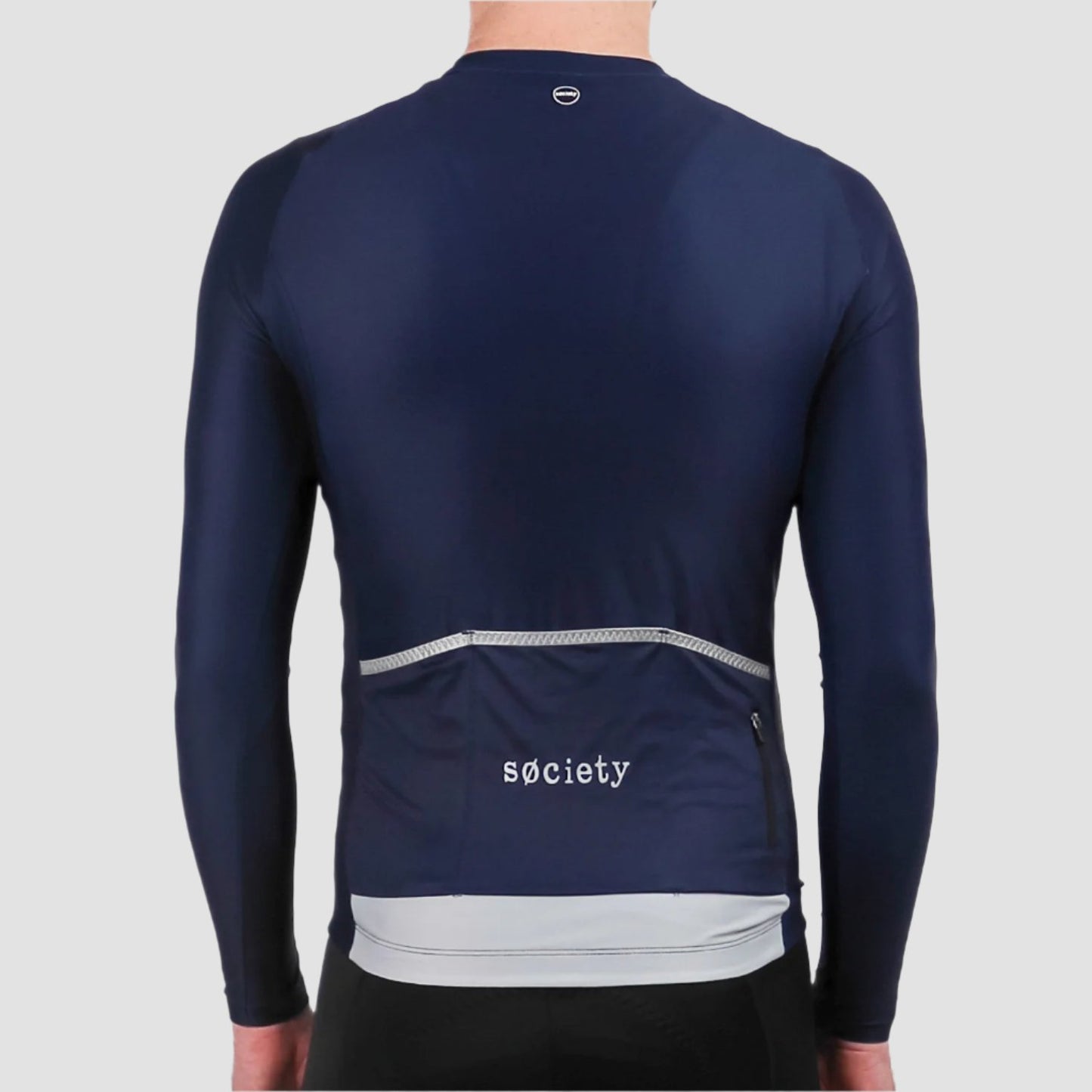 Mens Prevail Long Sleeve Jersey (Navy)